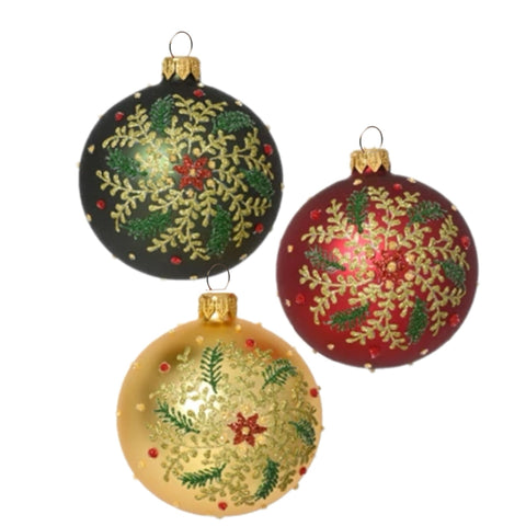 Assorted Leaf & Branches Ball, INDIVIDUALLY SOLD