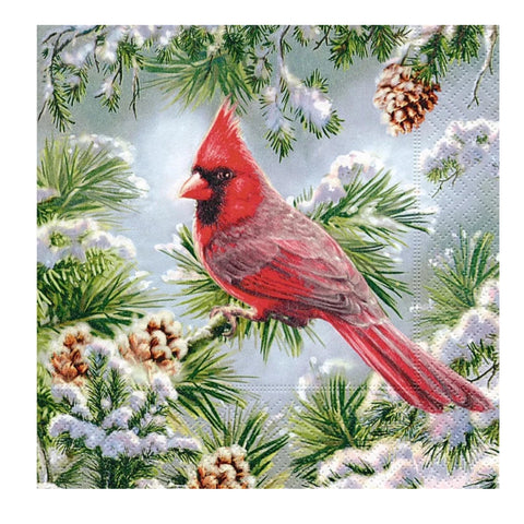 Cardinal Luncheon Napkin