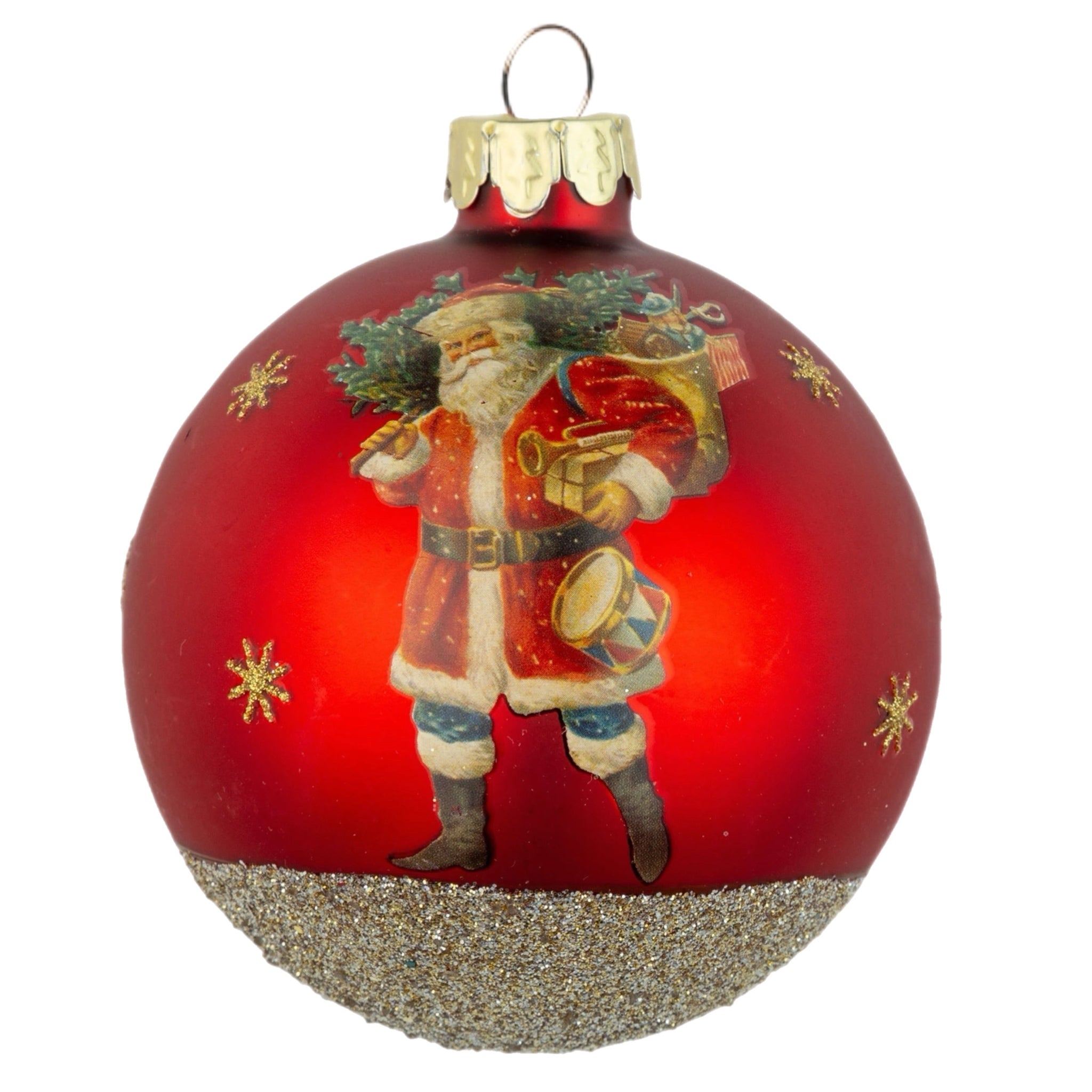 St. Nick On Red Ball