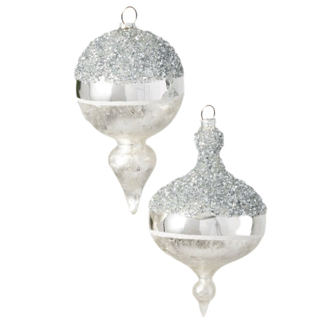 Assorted Silver Finial Ball, INDIVIDUALLY SOLD