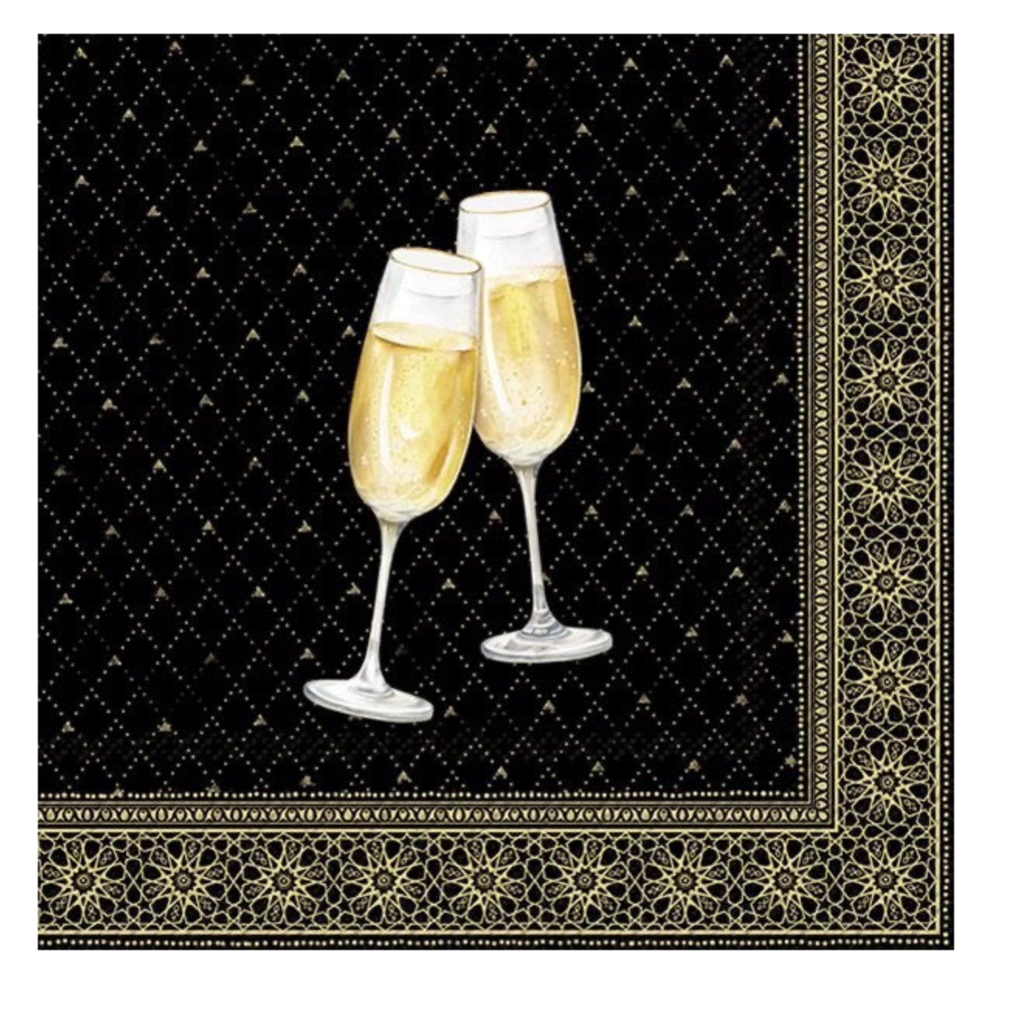 Champagne Toast Luncheon Napkin