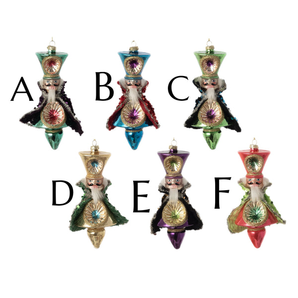 Assorted Nutcracker Reflector Ornament, INDIVIDUALLY SOLD