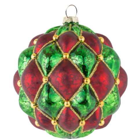Red & Green Diamond Ball