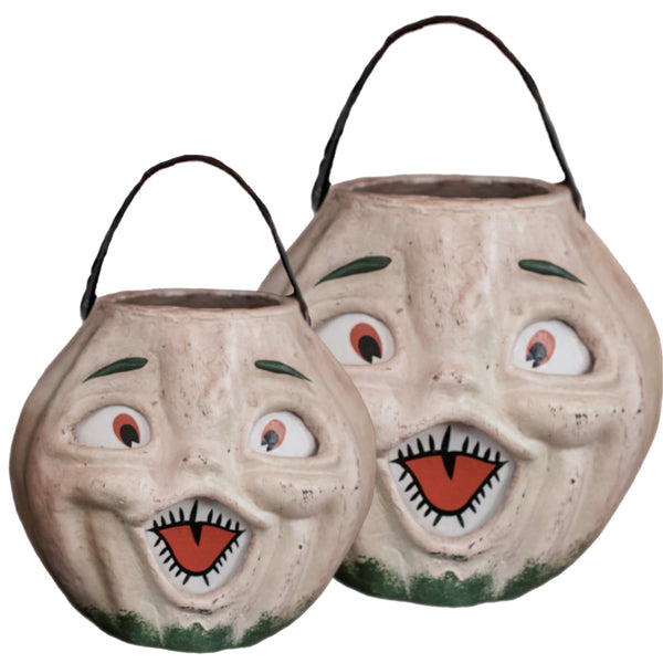 Assorted White Jack O’ Lantern Choir Bucket, INDIVIDUALLY SOLD