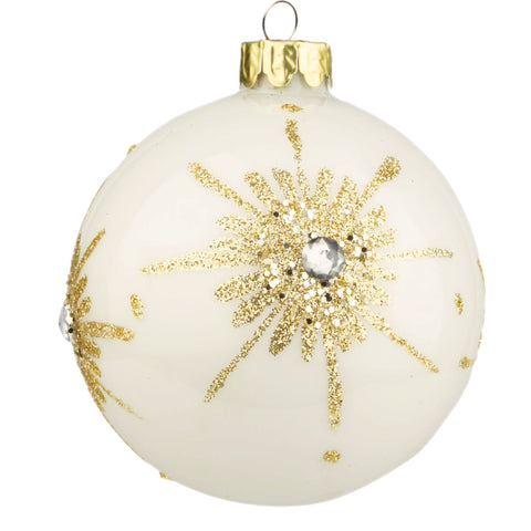 White Starburst Ball