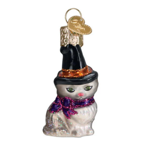 Assorted Glass Witch Kitty Ornament, INDIVIDUALLY SOLD