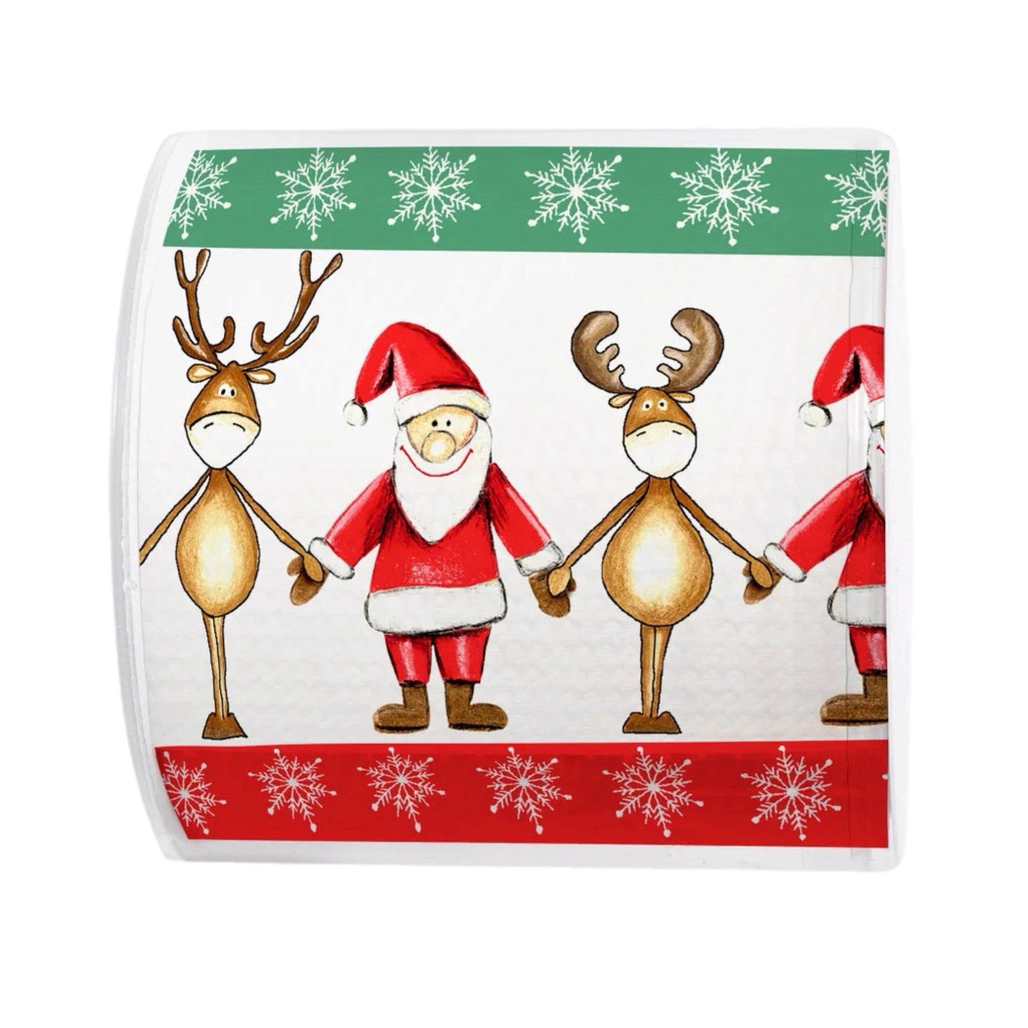 Santa And Reindeer Toilet Paper