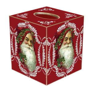 Santa Face Tissue Box Cover