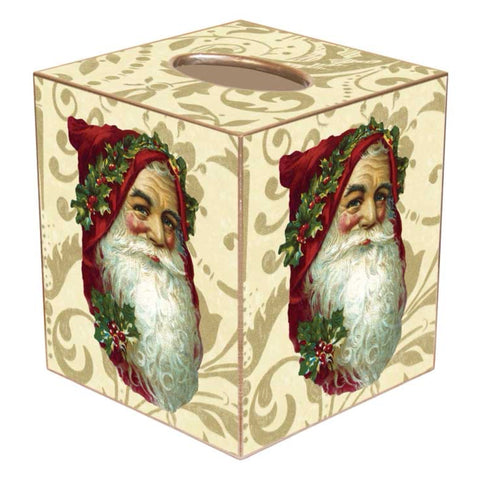 Santa Face Tissue Box Cover