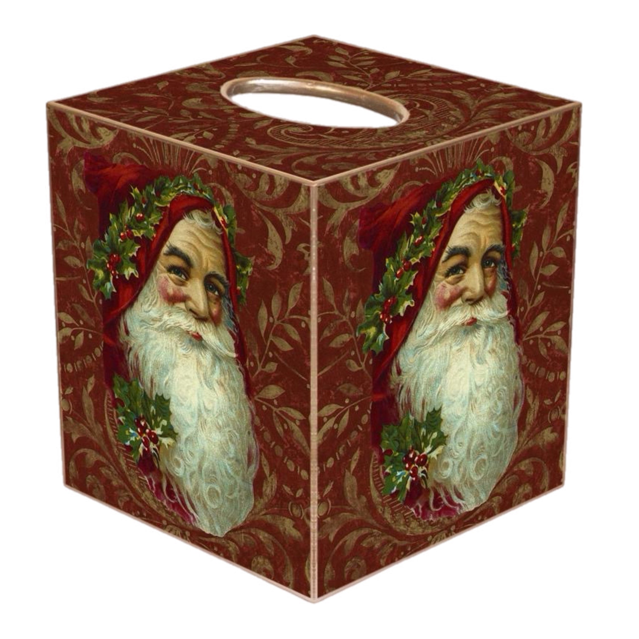 Santa Face Tissue Box Cover