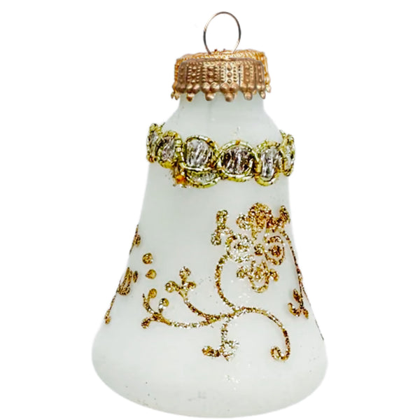Assorted White & Gold Bell Ball, INDIVIDUALLY SOLD