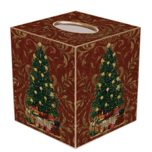 Christmas Tree Tissue Box Cover