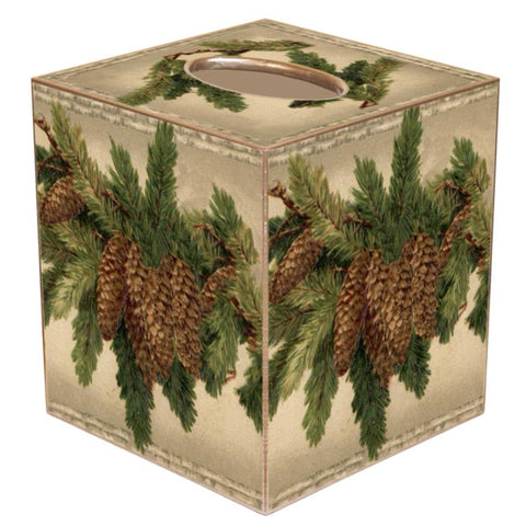 Pinecone Tissue Box Cover