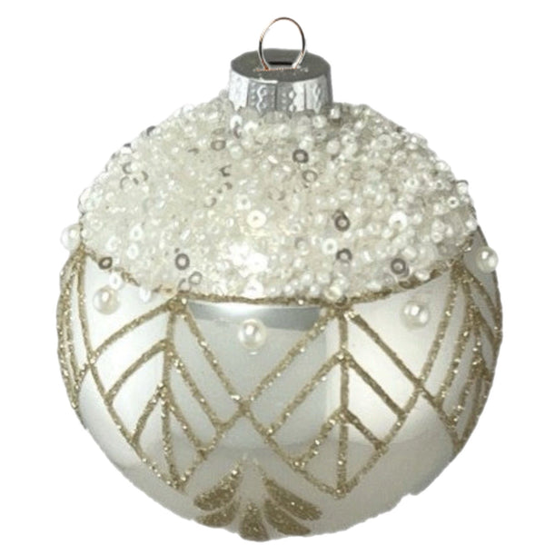 Assorted Silver Jeweled Ball, INDIVIDUALLY SOLD