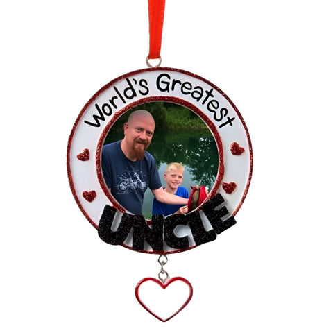 World's Greatest Uncle Frame Ornament