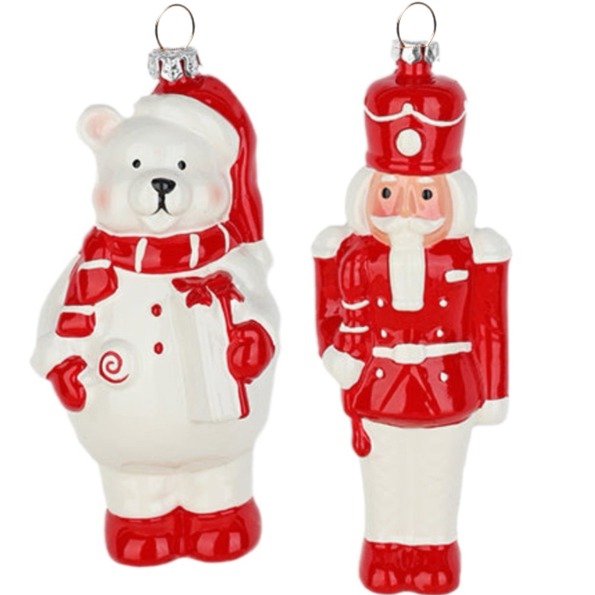 Assorted Shatterproof Christmas Character Ornament, INDIVIDUALLY SOLD