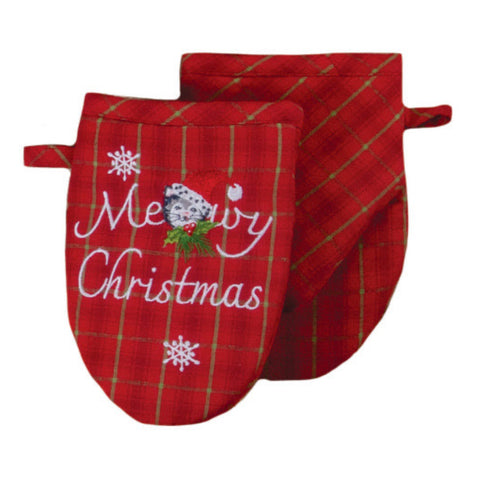 Meowy Christmas Cat Oven Mitt, INDIVIDUALLY SOLD