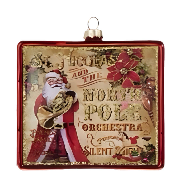 Assorted Santa With Instrument Ornament, INDIVIDUALLY SOLD