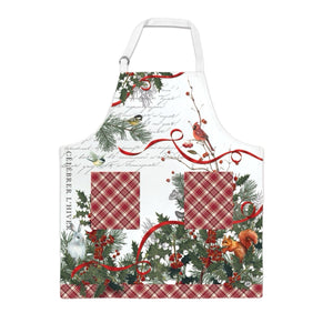 Michel Design Works ADULT Apron: Winter Woodland