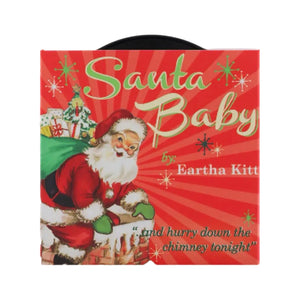 Santa Baby Vinyl Record Ornament