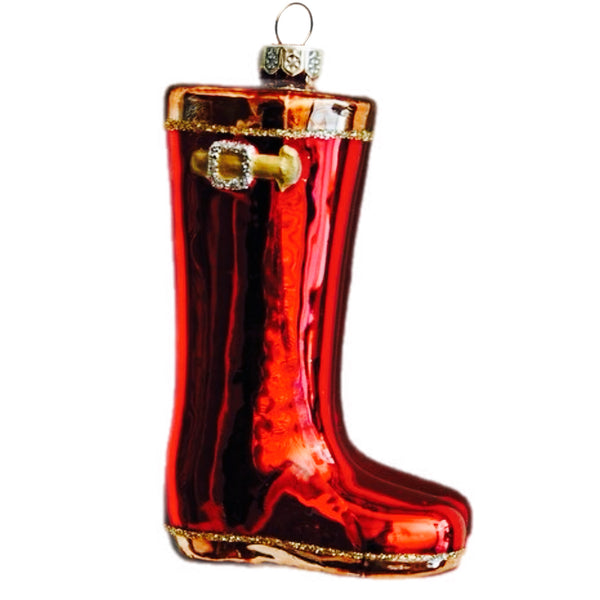 Red Boot Ornament