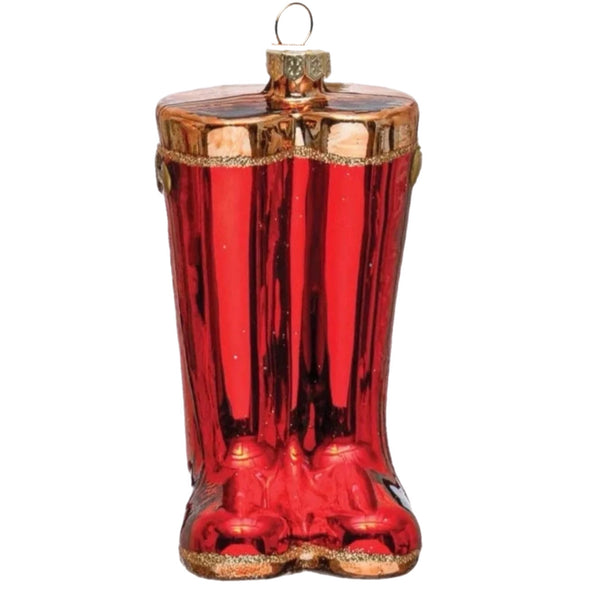 Red Boot Ornament