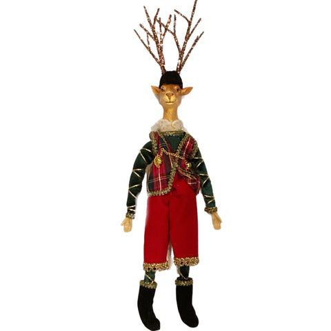 Poseable Reindeer In Pants