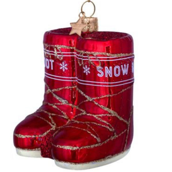 Red Snow Boots Ornament