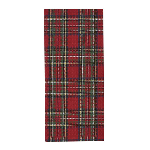 Red Tartan Tea Towel