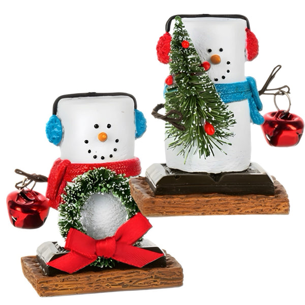 Assorted S'mores In Earmuffs Ornament, INDIVIDUALLY SOLD