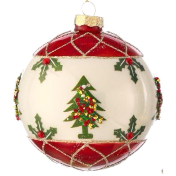 Assorted Tree & Holly Balls, INDIVIDUALLY SOLD