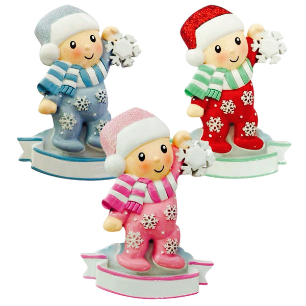 Assorted Baby's First In Pajamas Ornament, INDIVIDUALLY SOLD