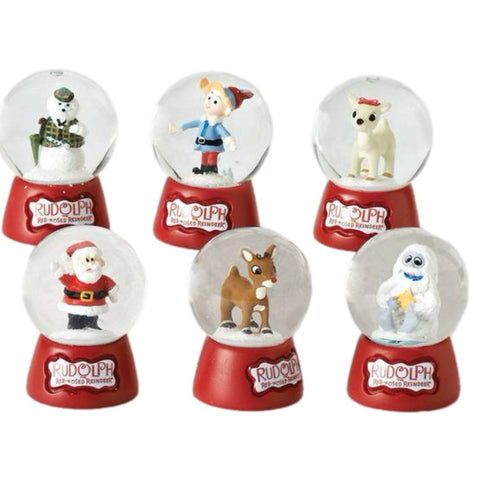 Assorted Mini Rudolph & Friends Snowglobe, INDIVIDUALLY SOLD