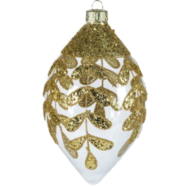 Assorted Gold Leaf Design Ball, INDIVIDUALLY SOLD