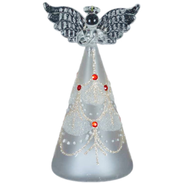 Assorted LED Gem Angel Ornament, INDIVIDUALLY SOLD