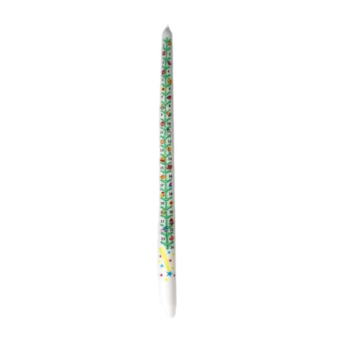 15" Countdown Advent Taper Candle