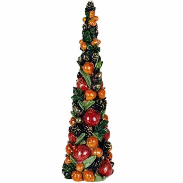 Assorted Tree With Fruit Figurine, INDIVIDUALLY SOLD