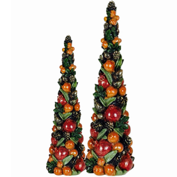 Assorted Tree With Fruit Figurine, INDIVIDUALLY SOLD