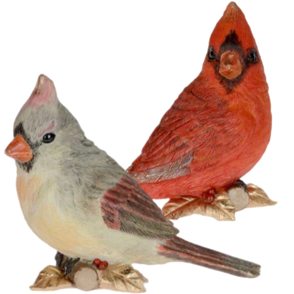 Assorted Cardinal On Branch Figurine, INDIVIDUALLY SOLD