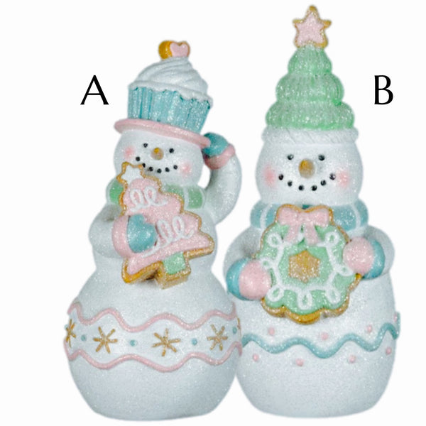 Assorted ConfectionSnowman Figurines, INDIVIDUALLY SOLD