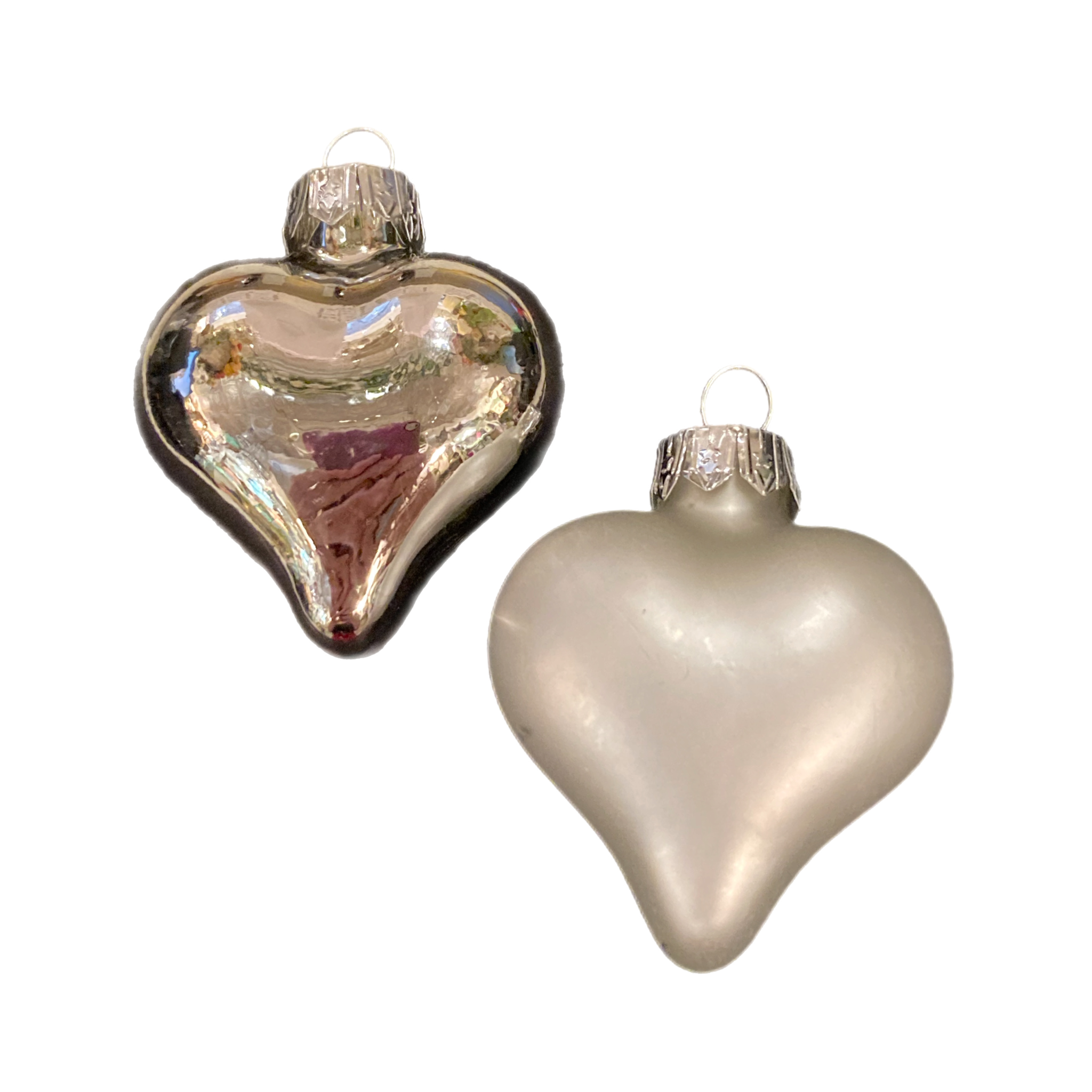 Assorted Silver Heart Ornament, INDIVIDUALLY SOLD