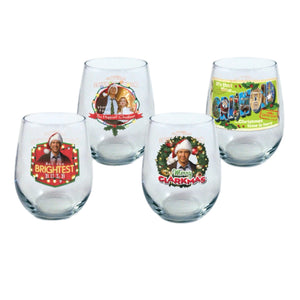 National Lampoon's Christmas Vacation Wine Glass, Set Of 4