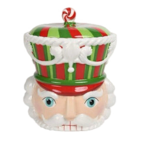 Nutcracker Head Cookie Jar