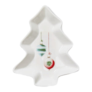 Small Tree With Ornaments Platter