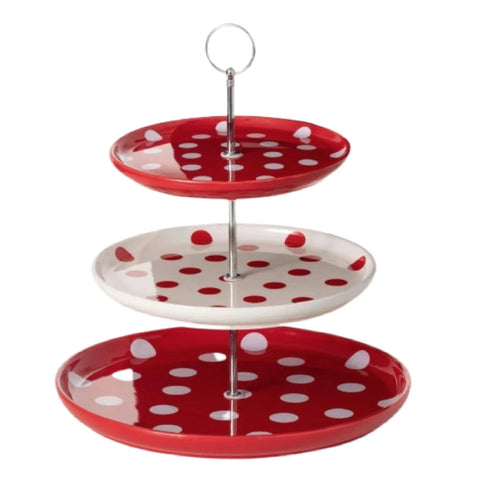 Tiered Polka Dot Cake Stand