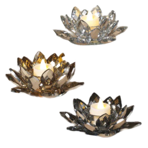 Assorted Lotus Tealight Candle Holder, INDIVIDUALLY SOLD