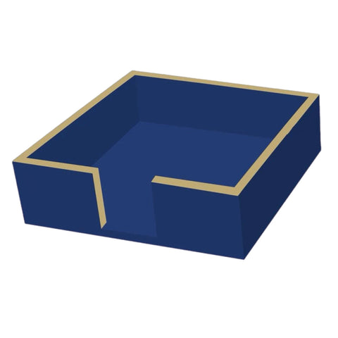 Blue & Gold Cocktail Napkin Holder