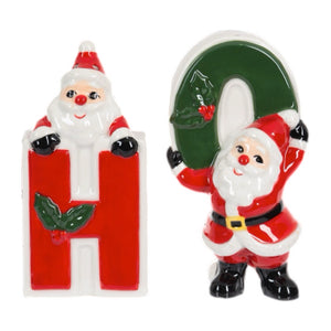 Santa HO Salt & Pepper, Set Of 2