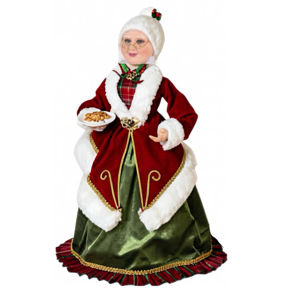 Assorted Mr. & Mrs. Claus Figurine, INDIVIDUALLY SOLD