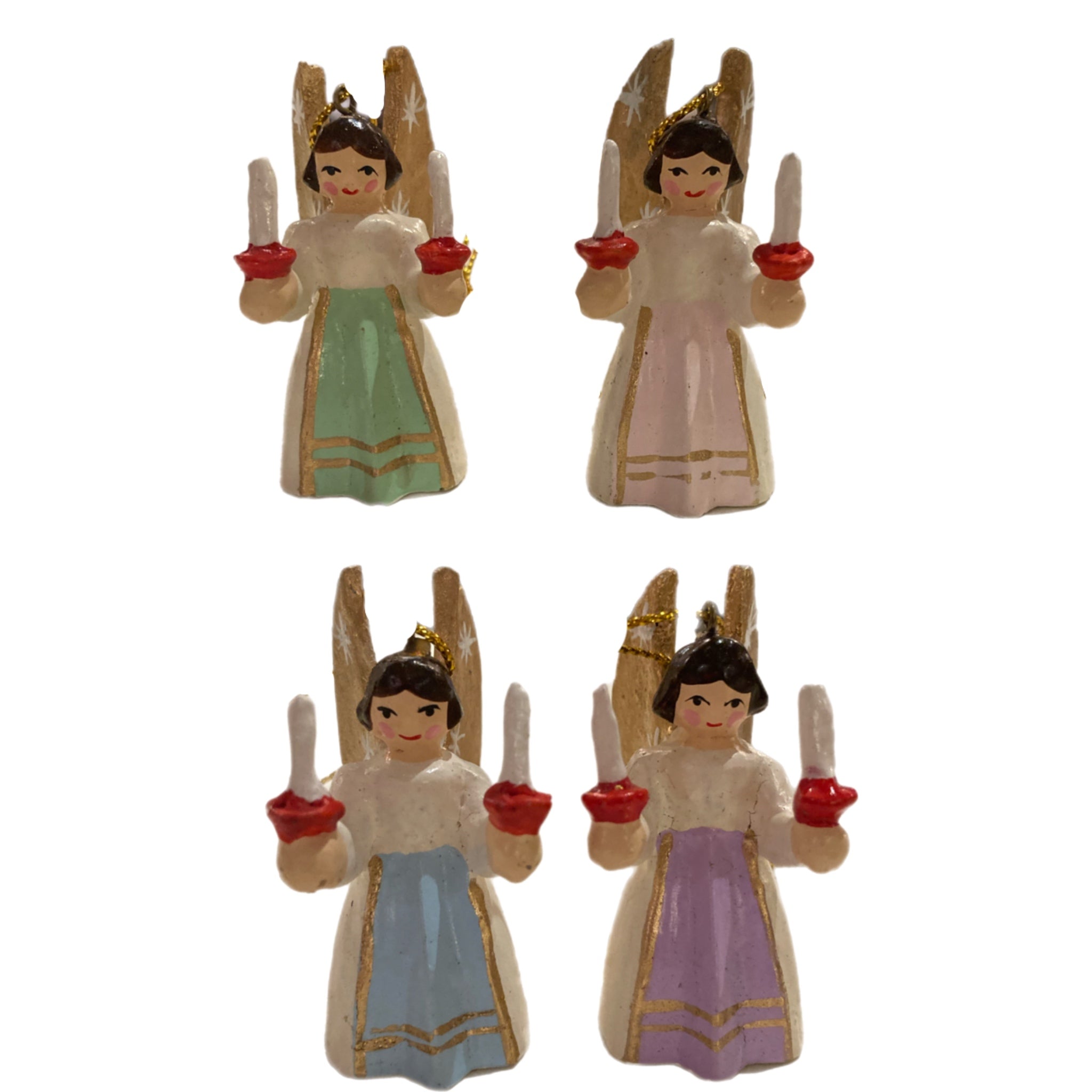 Assorted Angel With Candle Ornament, INDIVIDUALLY SOLD